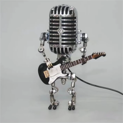 Decorative Microphone Robot Lamp with Guitar – Max