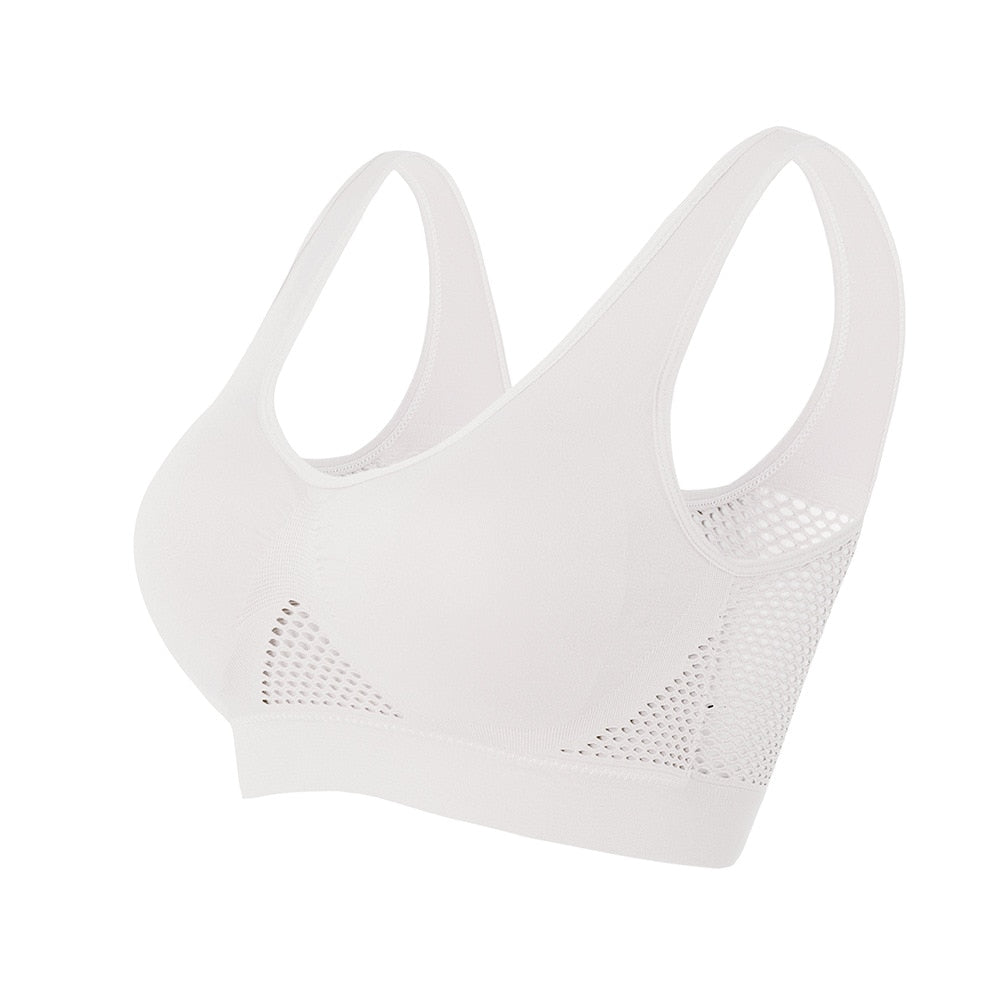 Breathable Mesh Sports Bra – Sofia