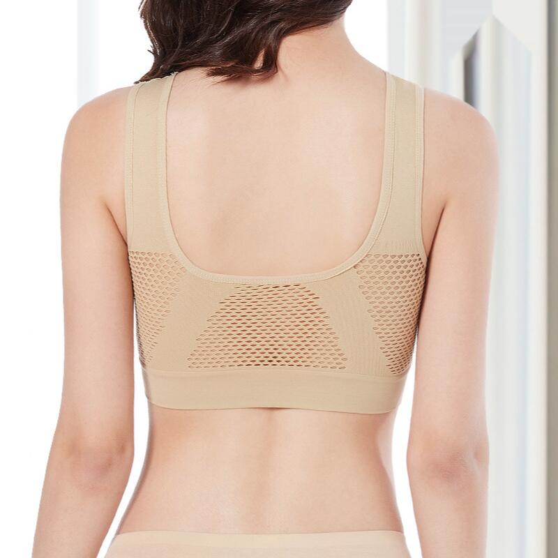 Breathable Mesh Sports Bra – Sofia