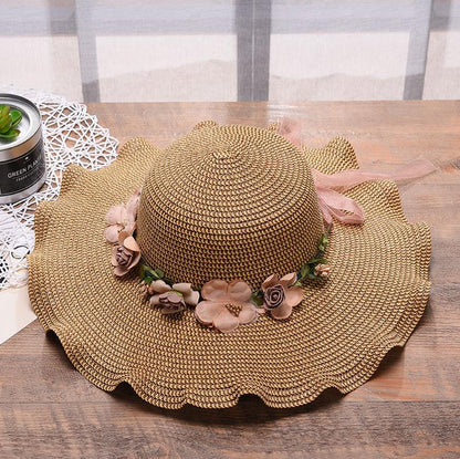 Summer hat with floral pattern – Liora