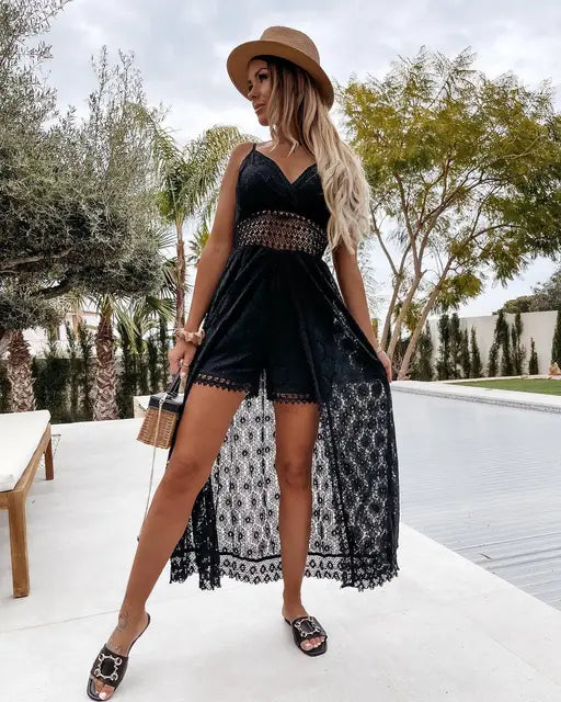 Casual linen jumpsuit with a relaxed fit – Noralie