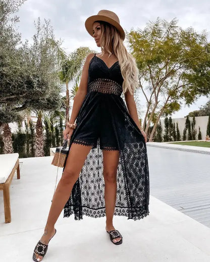 Casual linen jumpsuit with a relaxed fit – Noralie