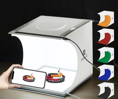 Portable Photo Studio with LED Lighting – LumiCube