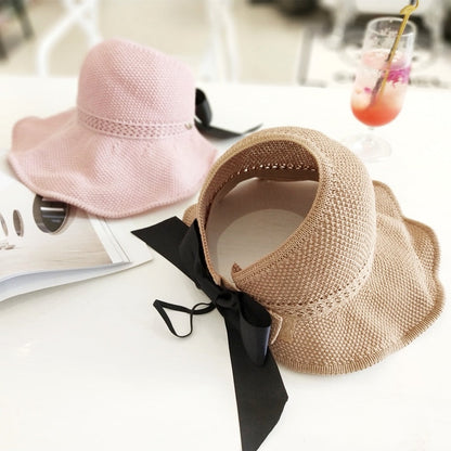 Trendy summer straw sun hat with ponytail opening - SonnenSchwung