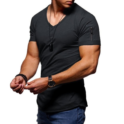 Men's V-neck Sports Shirt – Milan