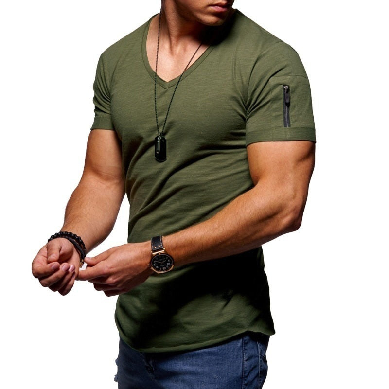 Men's V-neck Sports Shirt – Milan