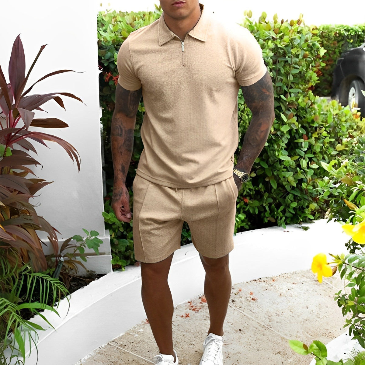 Trendy Two-Piece Men's Summer Suit – Lucian