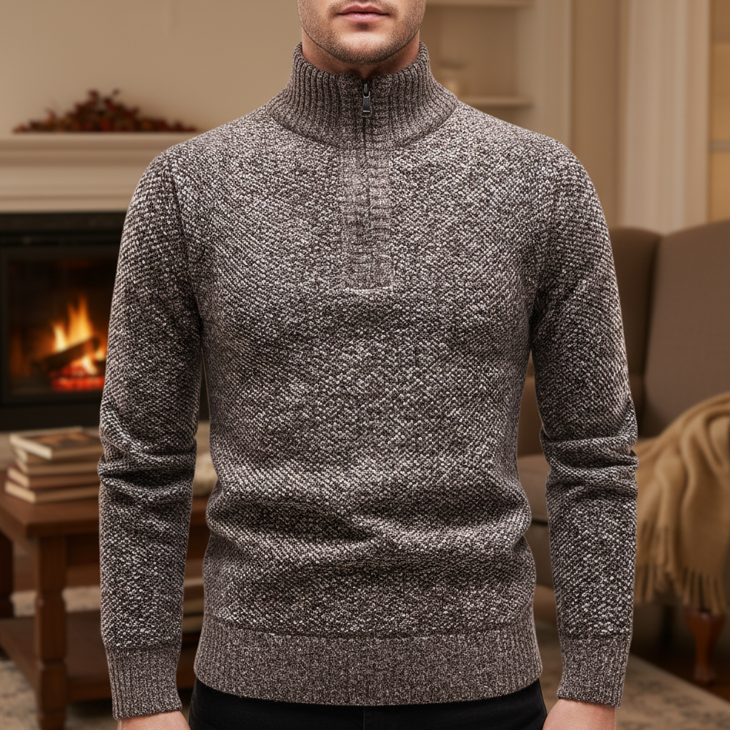 Halb-Zipper Pullover - Daniel