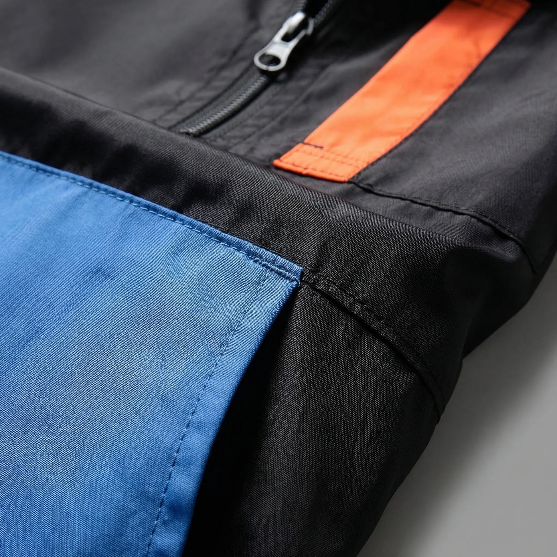Half-Zip Hooded Windbreaker Jacket - Clarence