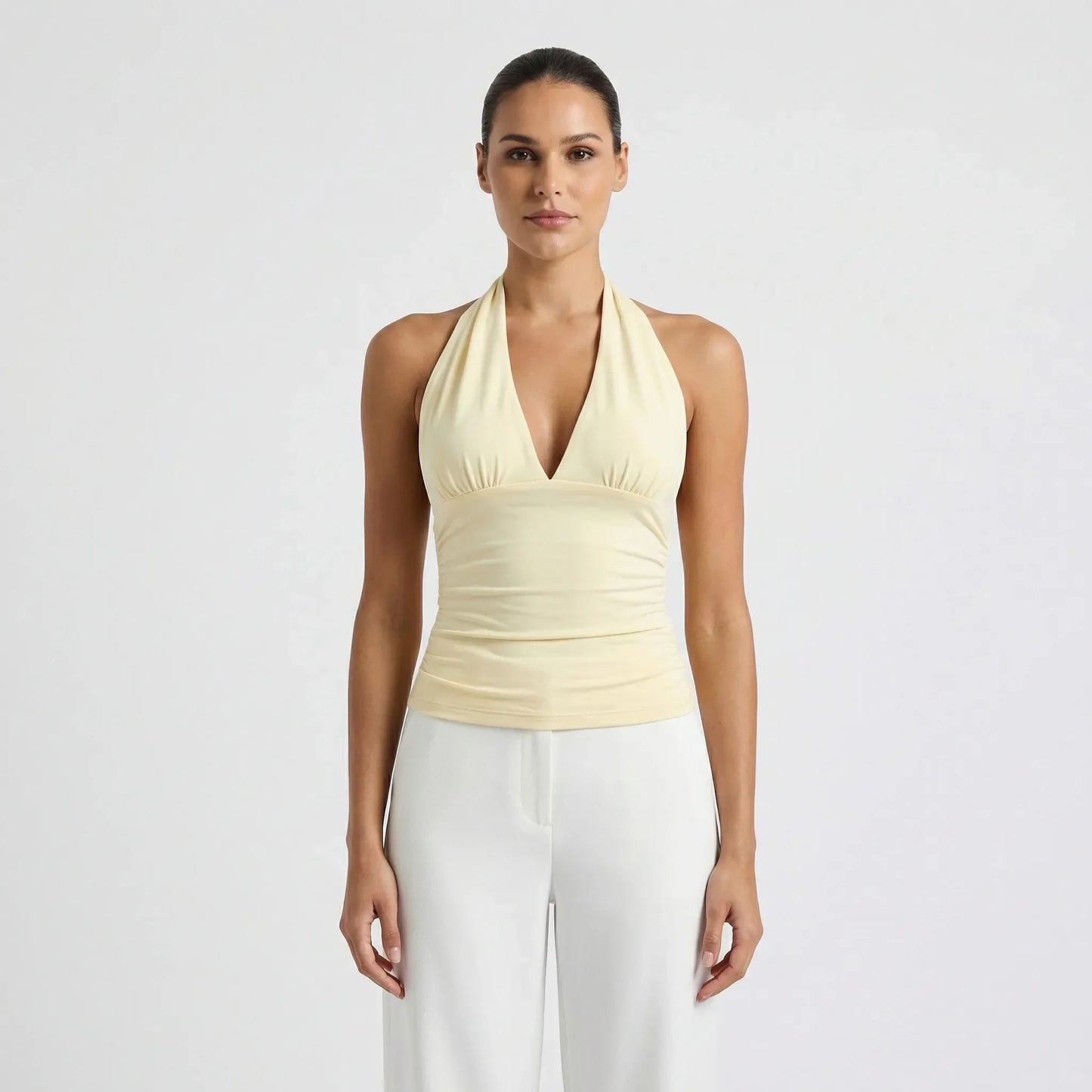 Halter Neck Bodycon Top - Michaela