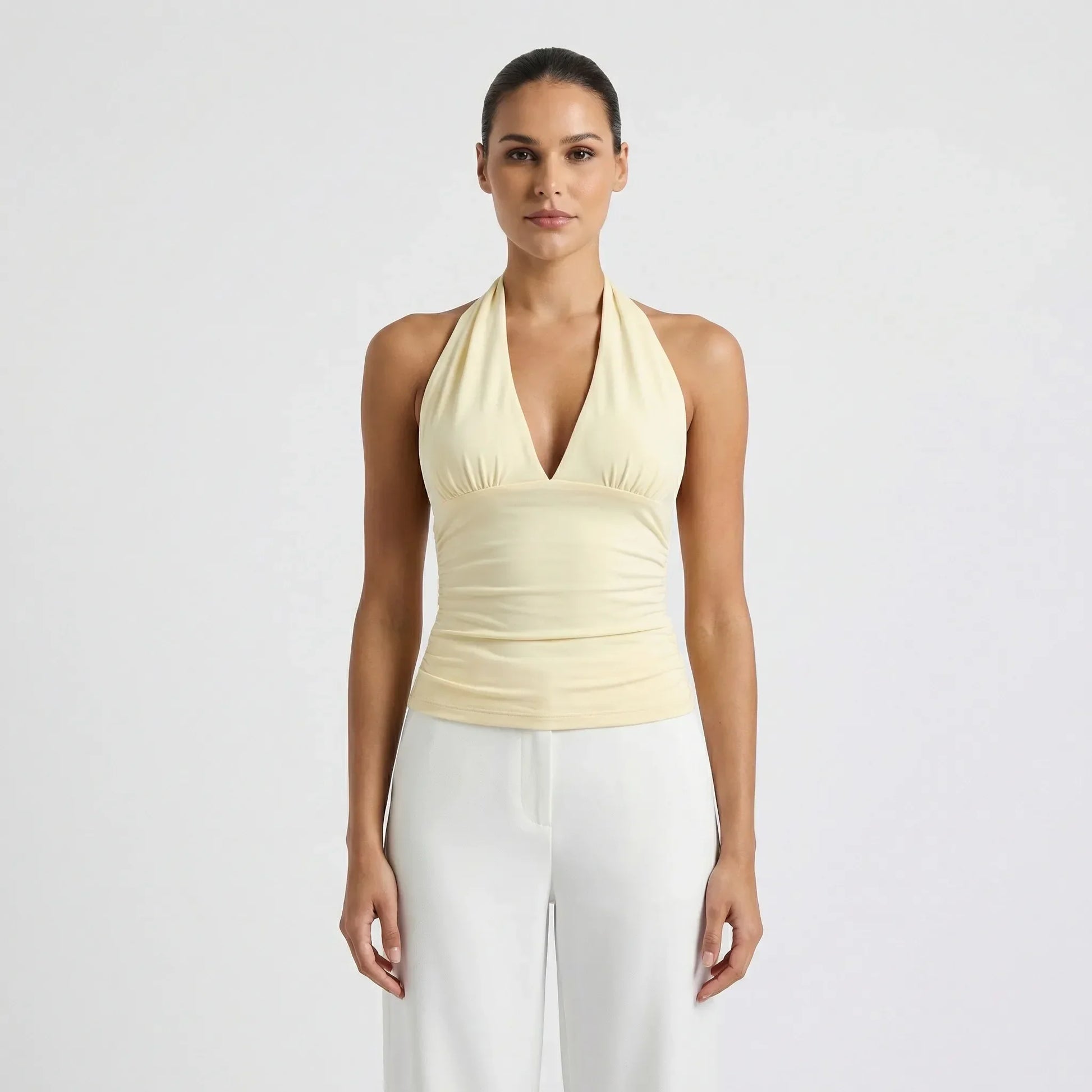 Halter Neck Bodycon Top - Michaela