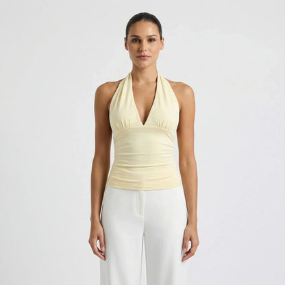 Halter Neck Bodycon Top - Michaela