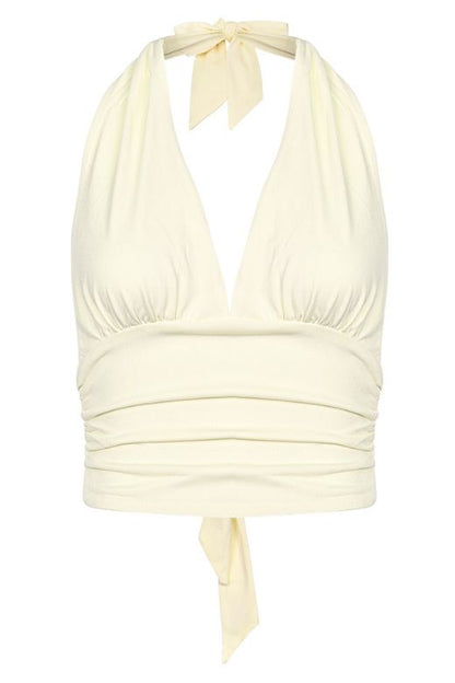 Halter Neck Bodycon Top - Michaela