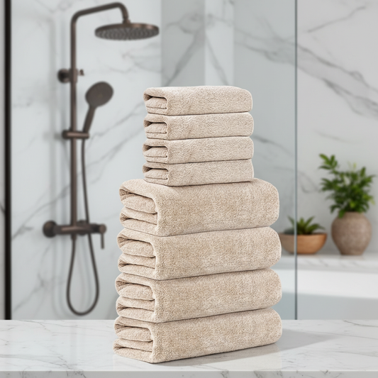Handtuchset Mit 8 Teilen - BlushTowel