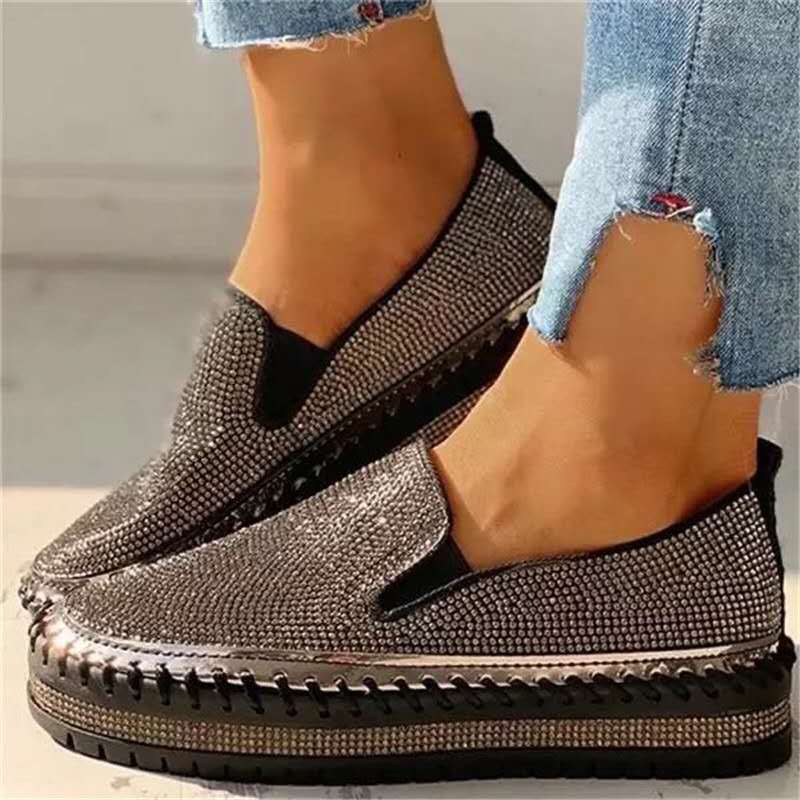 Sparkling ladies' loafers with comfort sole – Teyla