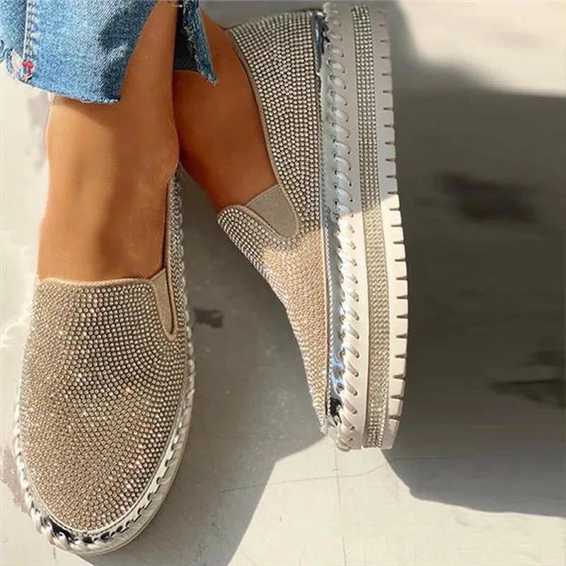 Sparkling ladies' loafers with comfort sole – Teyla
