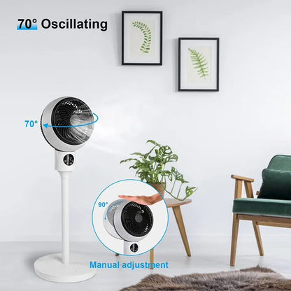 Height-Adjustable Modern Desk Fan - Luftis