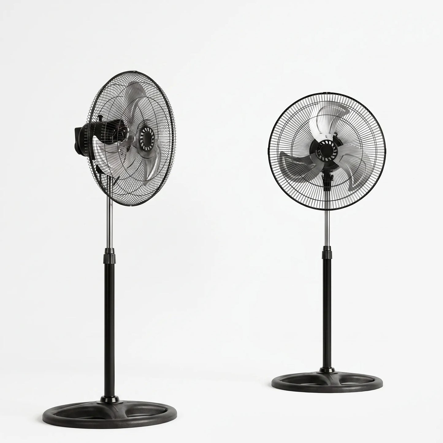 Height-Adjustable Three-Speed Pedestal Fan Set - Breesia
