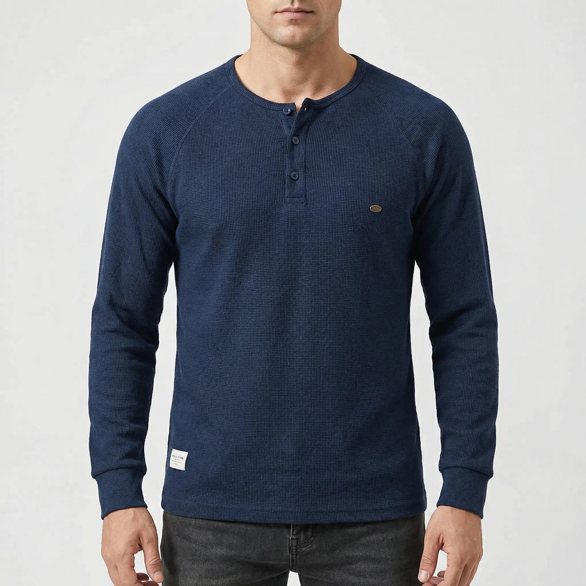 Henley Shirt Long Sleeve - Giuseppe
