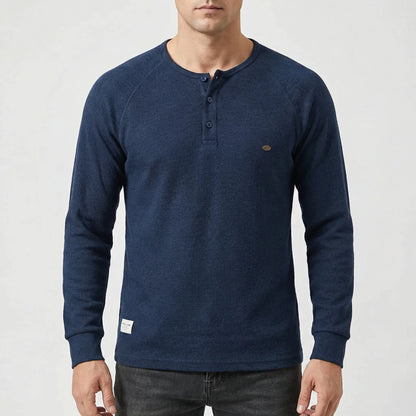 Henley Shirt Long Sleeve - Giuseppe