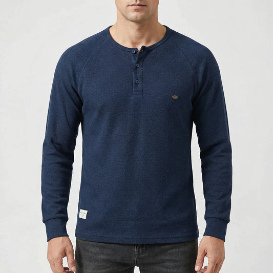 Henley Shirt Long Sleeve - Giuseppe