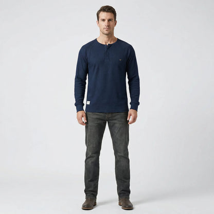 Henley Shirt Long Sleeve - Giuseppe
