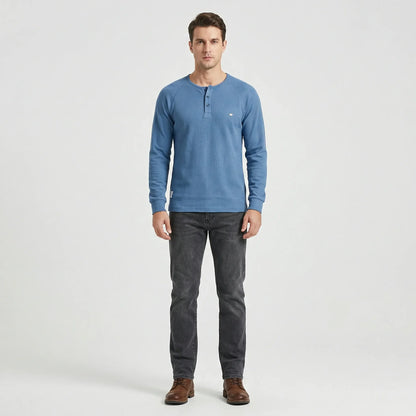 Henley Shirt Long Sleeve - Giuseppe
