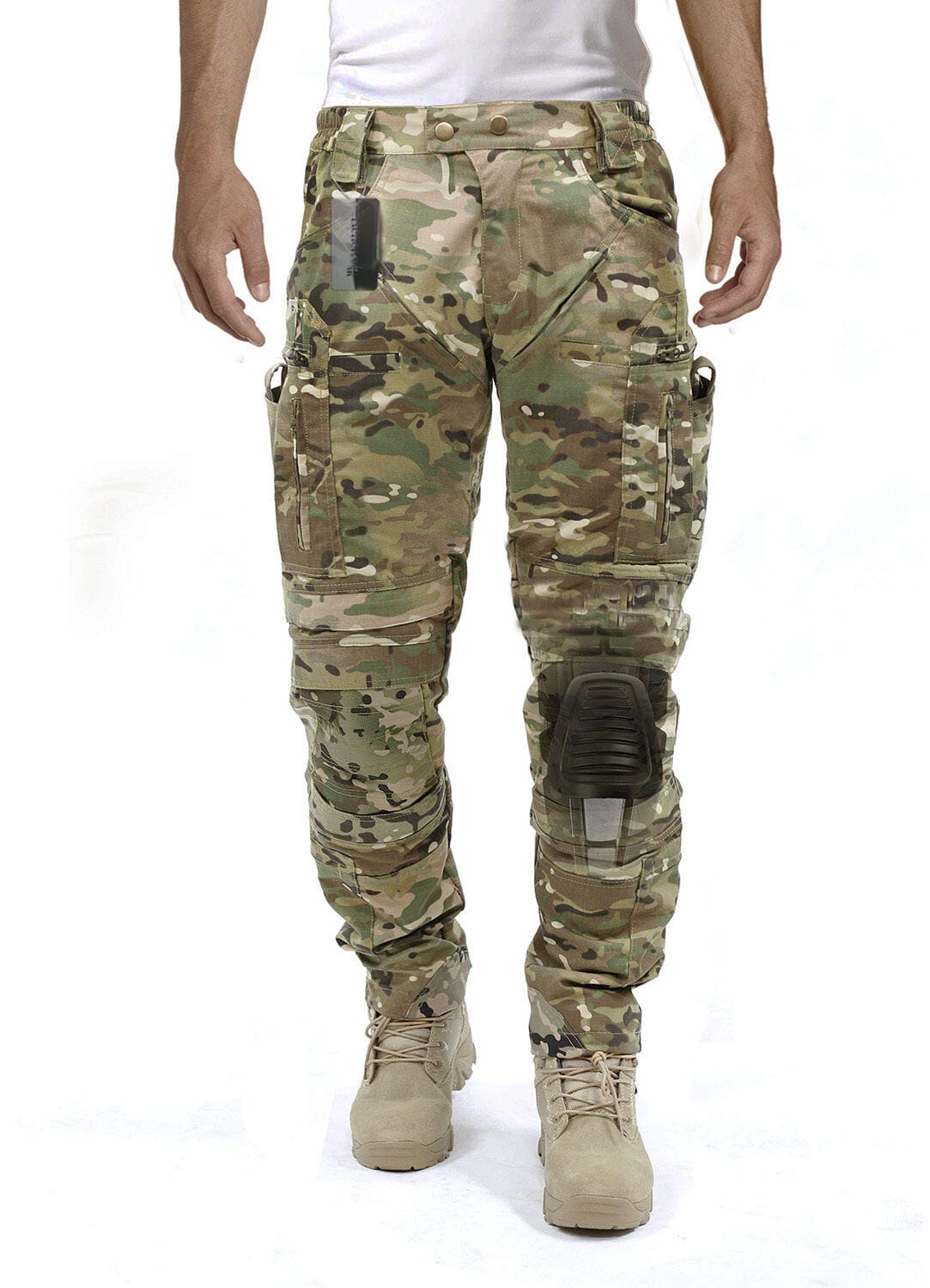 Men's Cargo Trousers with Knee Protection – Tobias