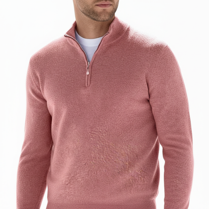 Herrenpullover Mit Reißverschluss -  Leonard