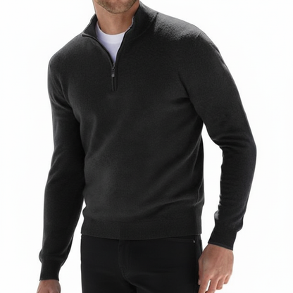 Herrenpullover Mit Reißverschluss -  Leonard