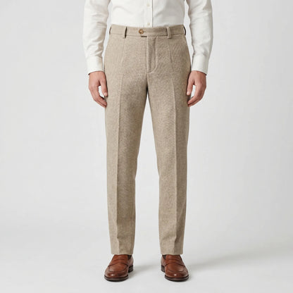 Herringbone Pencil Cut Trousers - Martin