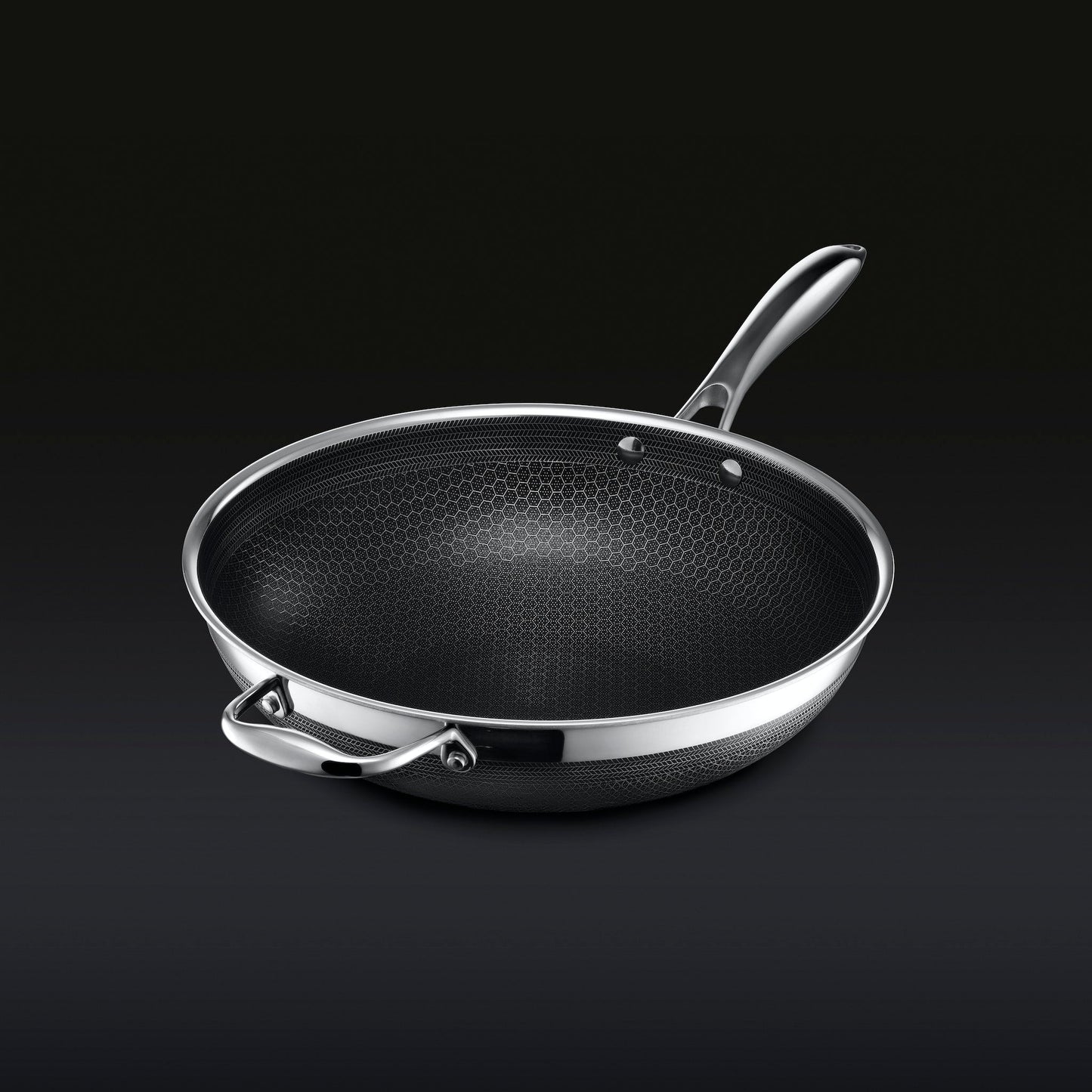 13 pc HexClad Hybrid Cookware Set with Lids
