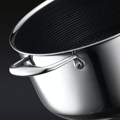13 pc HexClad Hybrid Cookware Set with Lids
