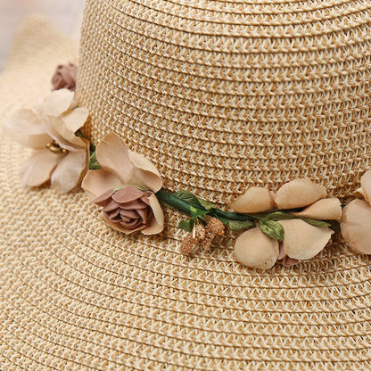 Summer hat with floral pattern – Liora