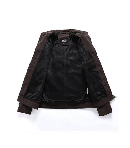 Men's biker jacket with stand-up collar – Rafael autumn edition