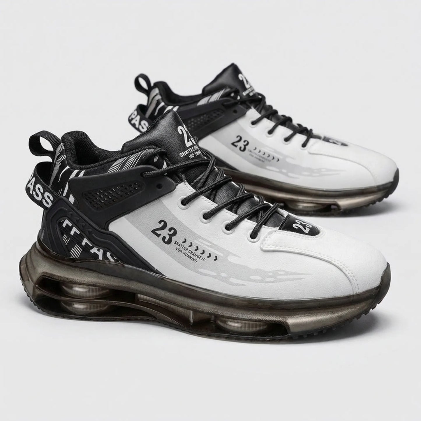 High-Ankle Lace-Up Sneaker - Carlos