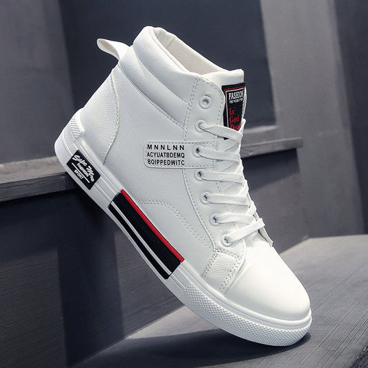 High-Top Men's Trainer With Lace-Up Fastening - Dallas