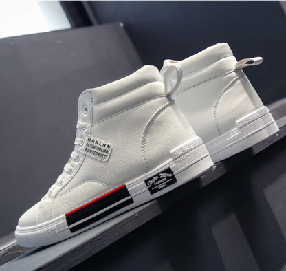 High-Top Men's Trainer With Lace-Up Fastening - Dallas