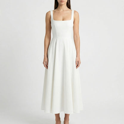 High-Waisted Midi Dress - Sofie