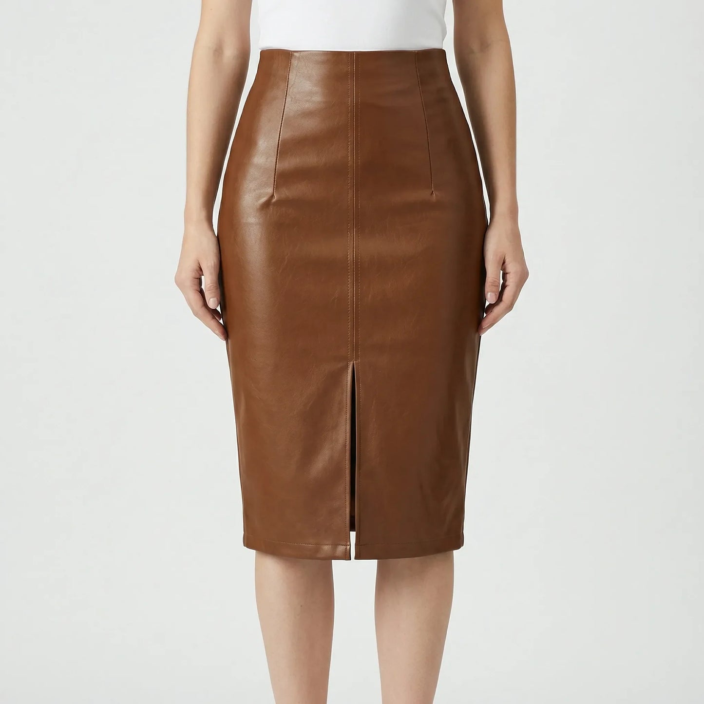 High-Waisted Pencil Skirt - Jolina