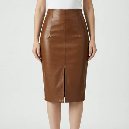 High-Waisted Pencil Skirt - Jolina