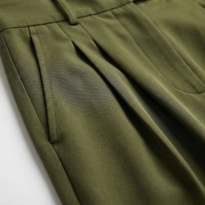High-Waisted Wide-Leg Palazzo Trousers - Jane