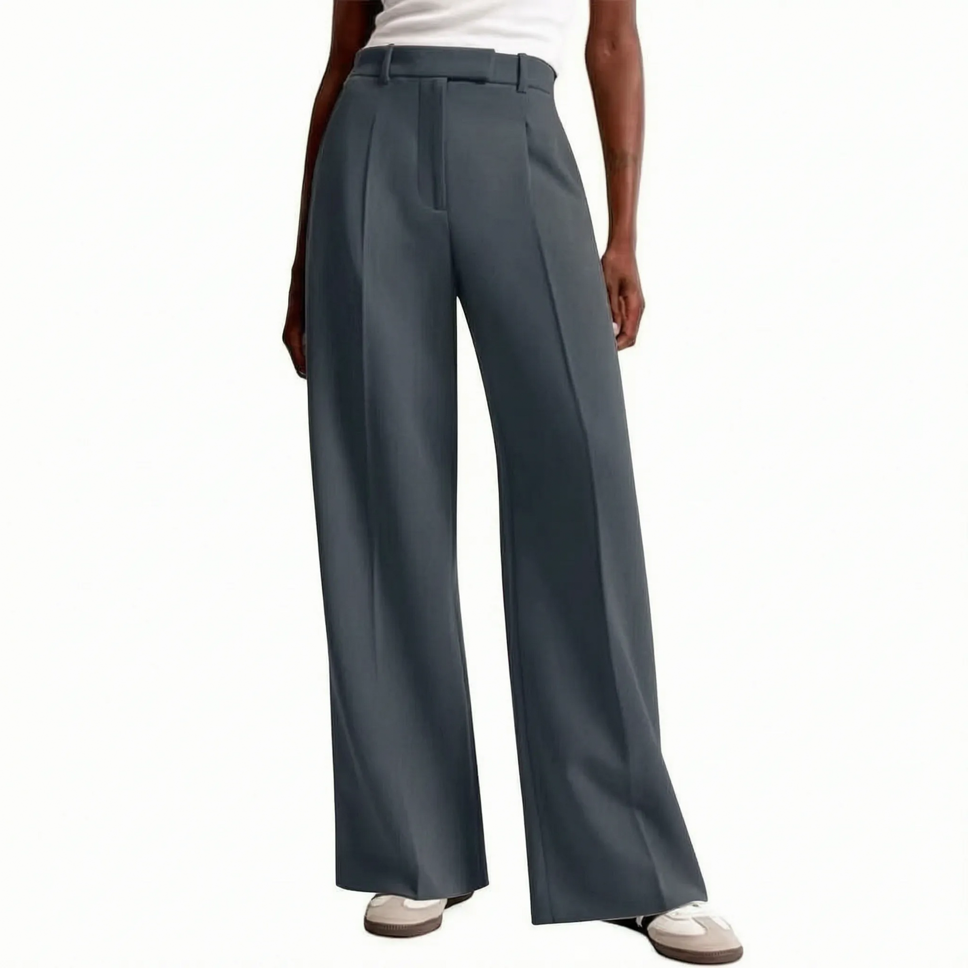 High-Waisted Wide-Leg Trousers - Gail