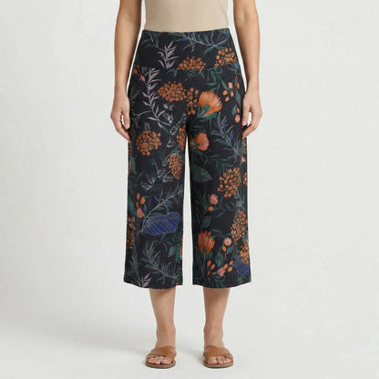 High Waist Wide Leg Trousers - Amina