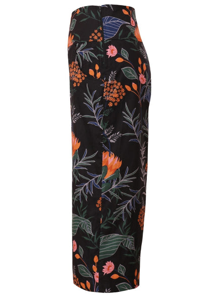 Hohe Taille Weit Geschnittene Hose - Amina