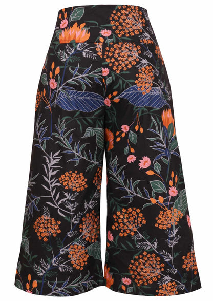 Hohe Taille Weit Geschnittene Hose - Amina