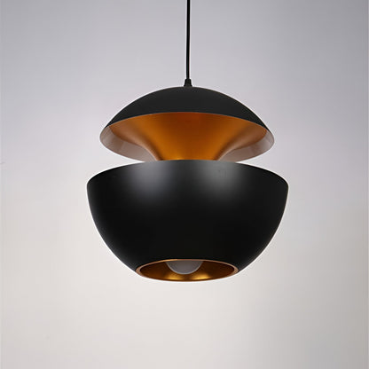 AppleGlow Pendant Light - Artistic E27 Fixture in Black & White 17