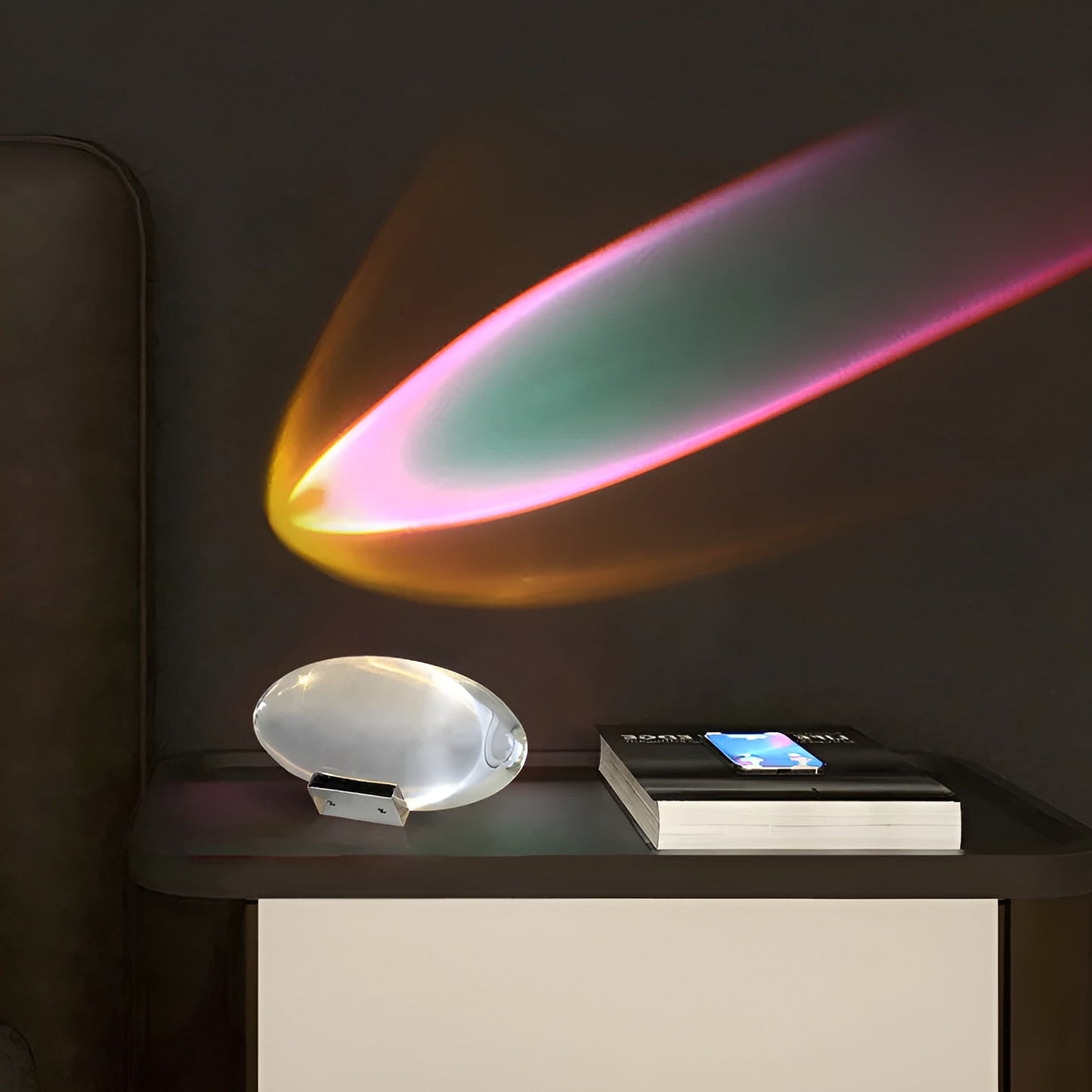 Prismatic Projector Lamp with LED – Lunara