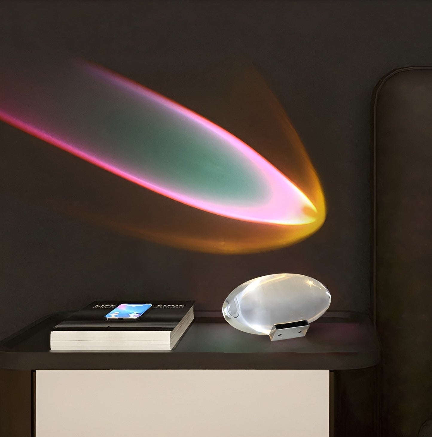 Prismatic Projector Lamp with LED – Lunara