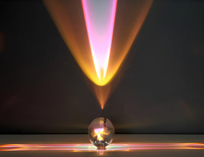 Prismatic Projector Lamp with LED – Lunara